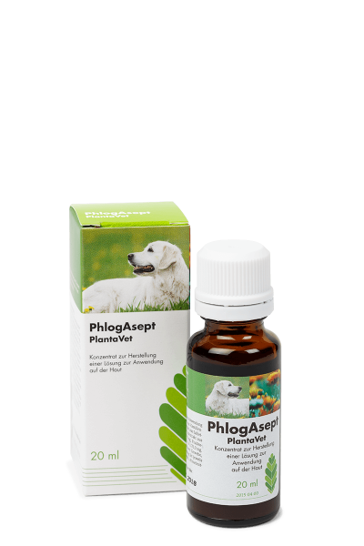 PhlogAsept® PlantaVet - Flasche 20 ml mit Lueradapter